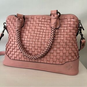 Patricia Nash Emeretta Leather Satchel Discovery Collection Limited Edition